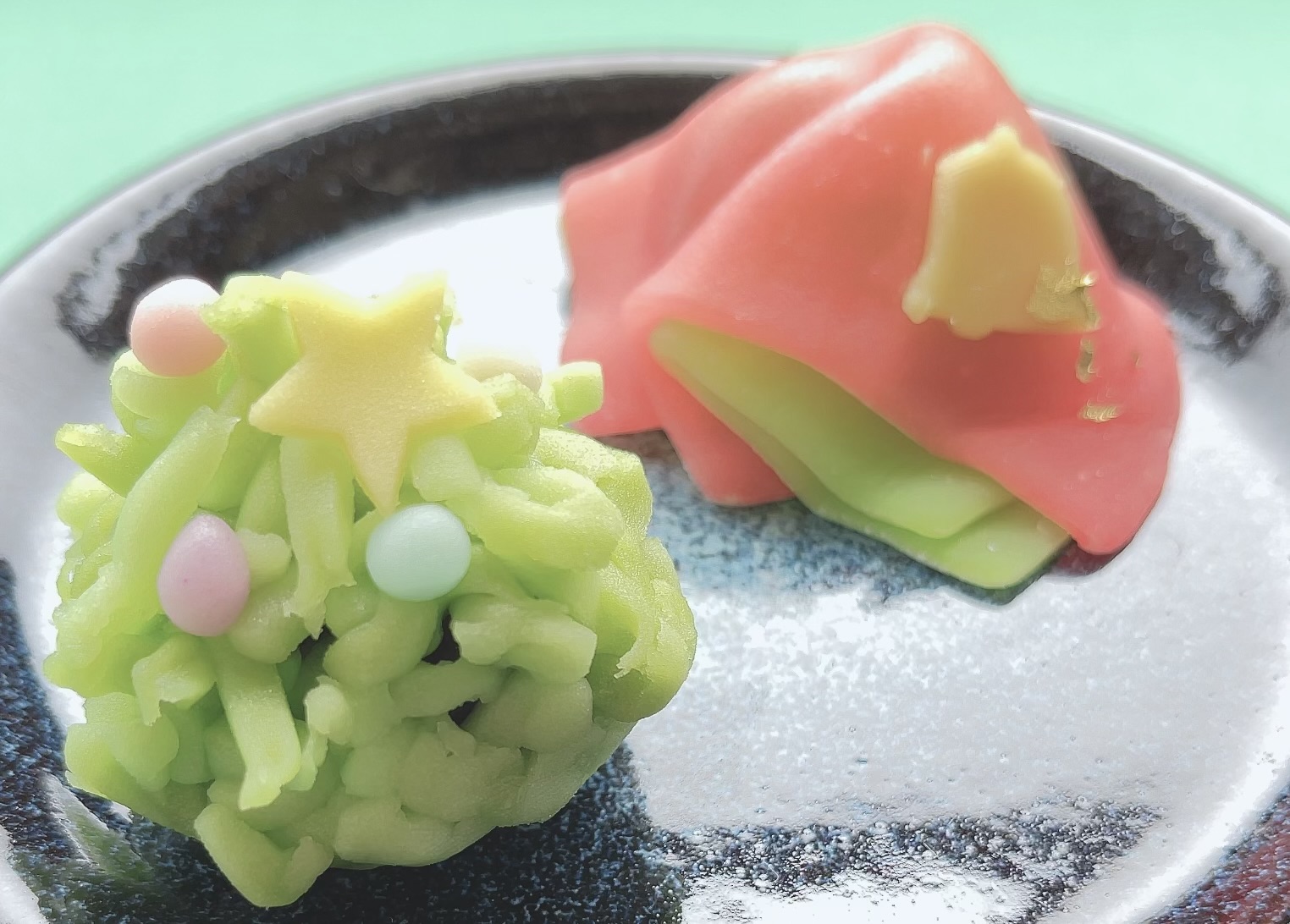 クリスマスの和菓子作り